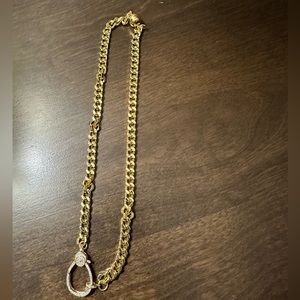 Sterling silver gold plated necklace